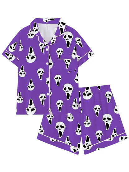 Horror Mask Pajamas Set