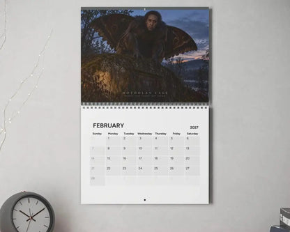 😂 2027 Nic Cage Cryptid Calendar – 12 Months of Legendary Weirdness!