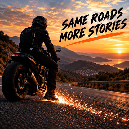 🔥 RoadFlare™ Motorcycle Spark Sliders-Turn Every Touchdown Into a Show.