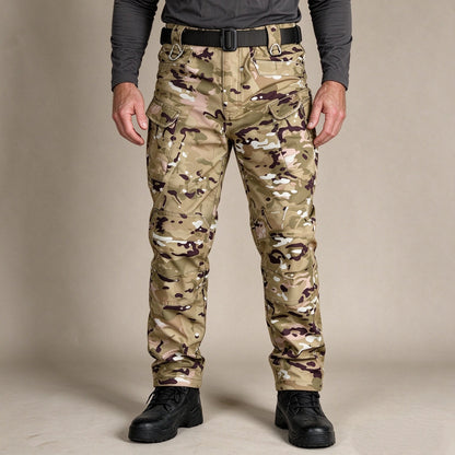 Men's Winter Fleece-Lined Tactical Cargo Pants