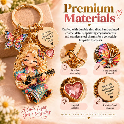 Always With You Dolly Memory Keychain