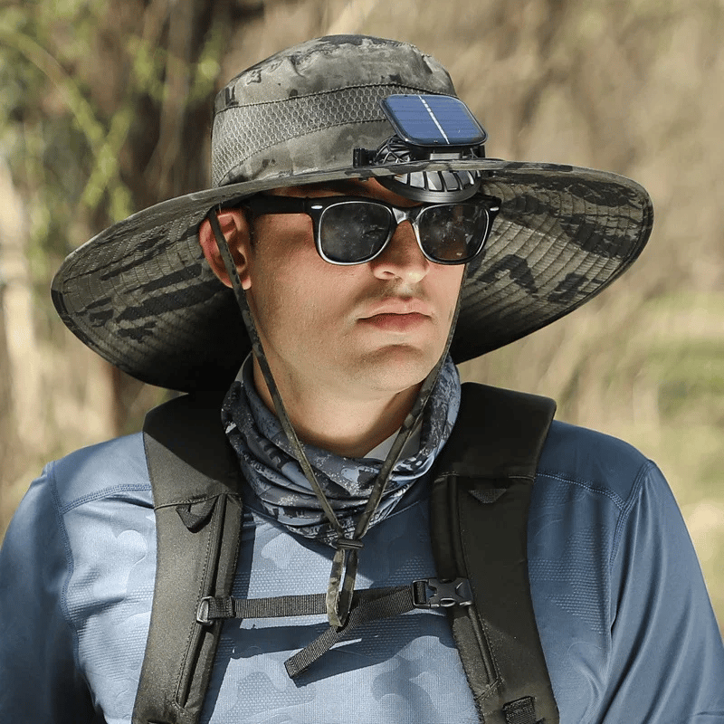 ☀️ SUMMER SALE☀️ Solar-Powered Cooling Hat with USB Fan – Stay Cool Anywhere!  🌊 Perfect for Fishing, Hiking, Golf & Outdoor Adventures!