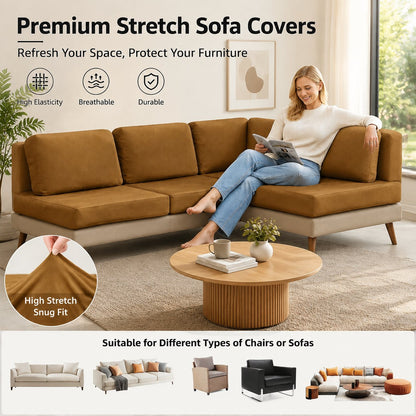 🪑 Stretch Sofa Cushion Covers