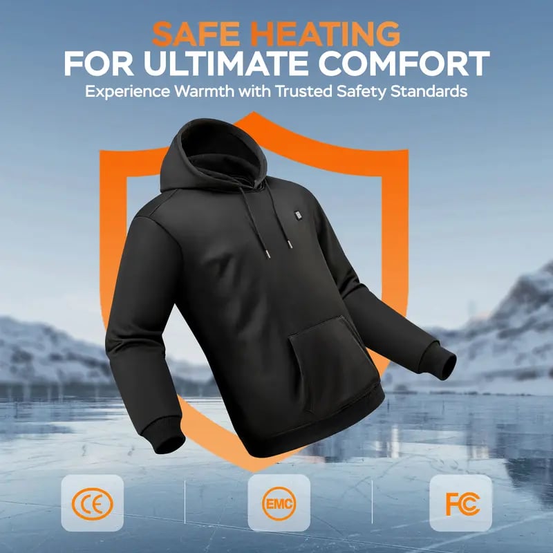 49% OFF This Week Promotions🎉🎉Men's Smart Heated Hoodie
