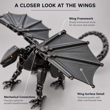 🐲DragonMorph – Egg to Dragon Transforming Mechanical Toy
