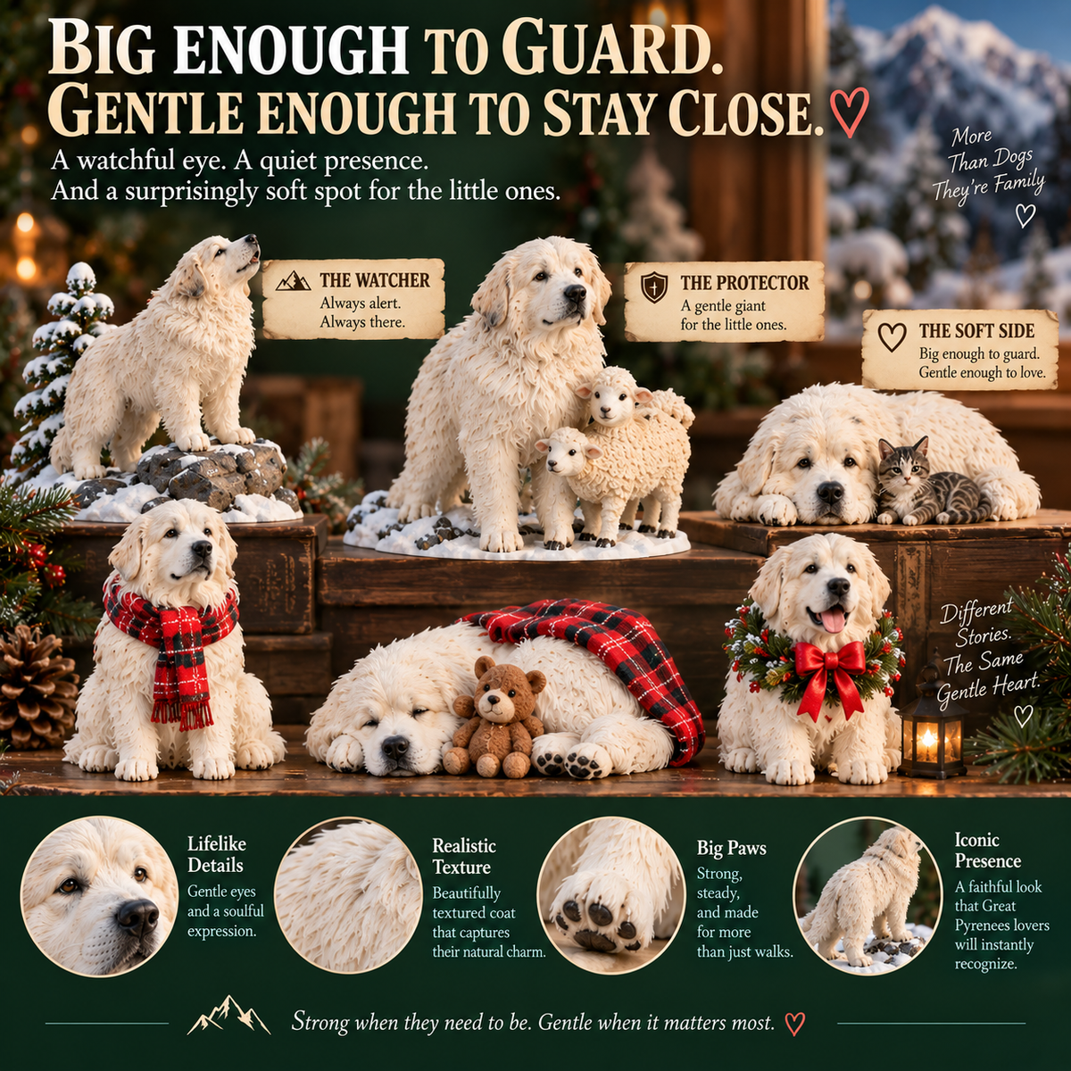 24 Days of Great Pyrenees — Big Paws, Gentle Hearts & 24 Moments to Treasure 🤍🐾