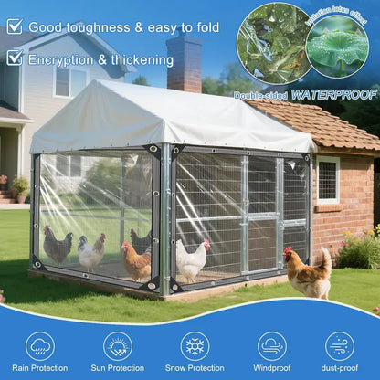 Heavy-Duty Clear Waterproof Tarps