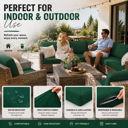 🪑 Stretch Sofa Cushion Covers