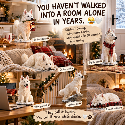 🤍 Always By Your Side — 24 Little White Shepherd Moments