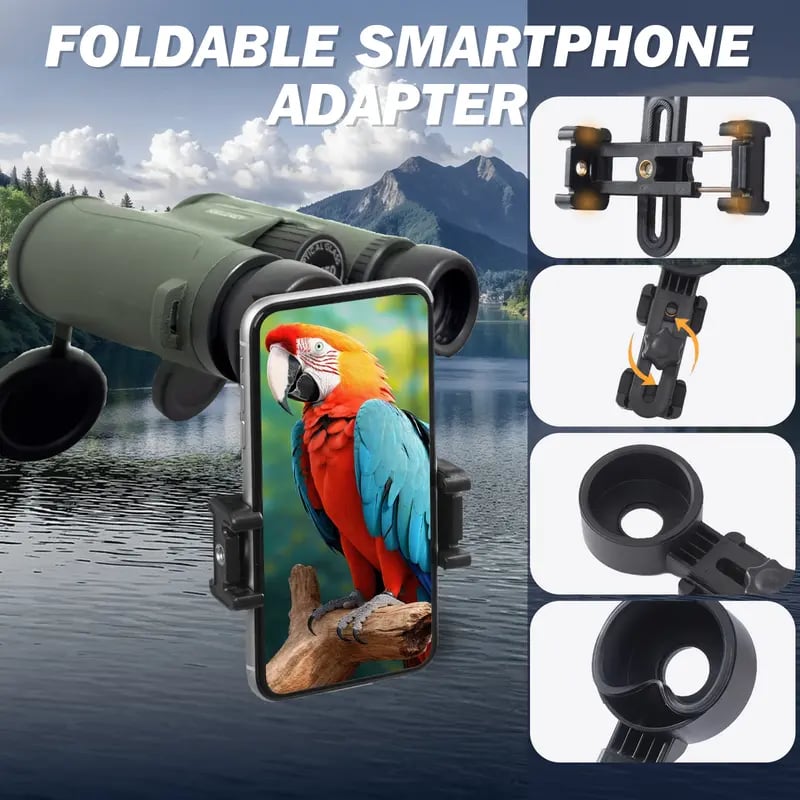 Universal Phone Adapter Mount for Binoculars Monoculars Scopes Telescopes Microscopes