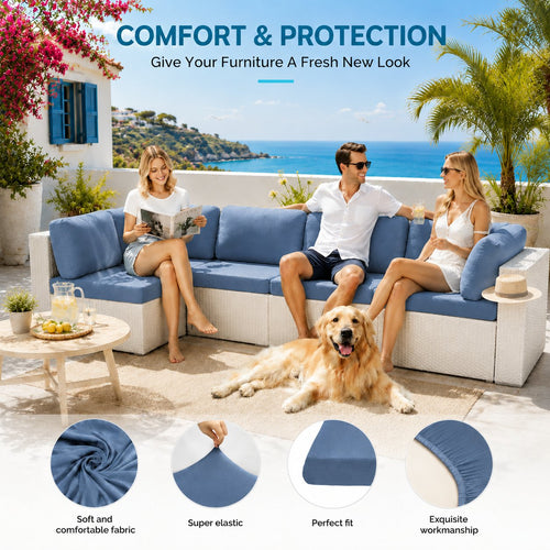 🪑 Stretch Sofa Cushion Covers
