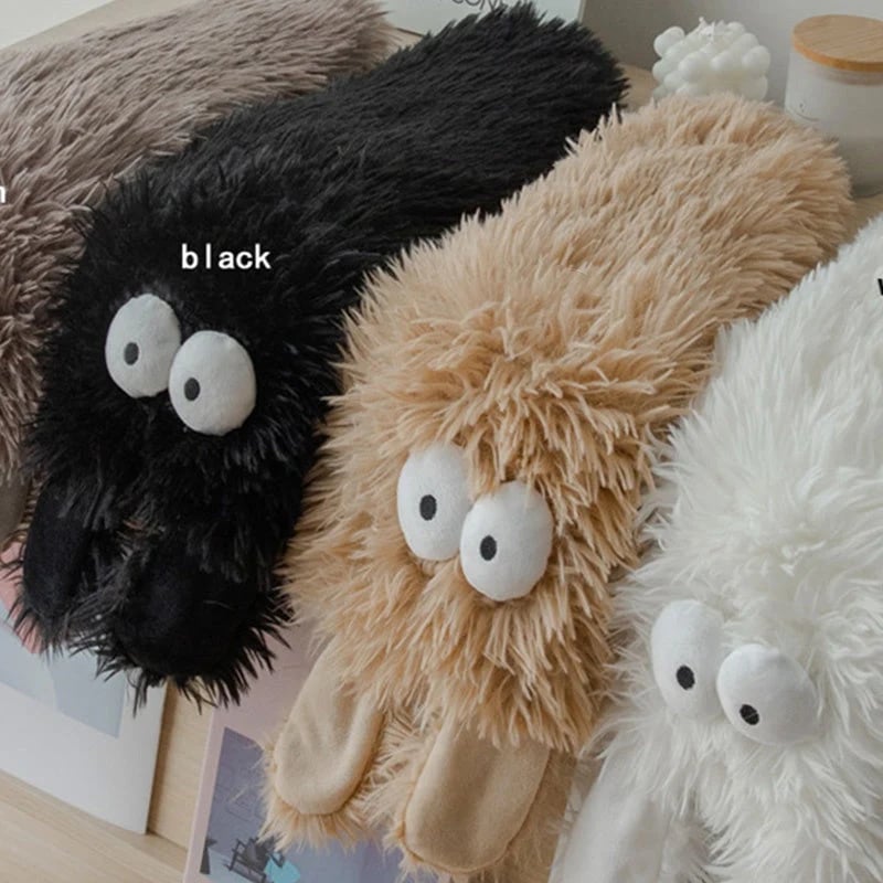 50K+ SOLD💕Women's Plush Slippers Socks Floor Socks Winter Home Indoor Thickened Fleece-Lined Anti-Slip Adult Women's Plush Snow Socks Shoe Covers