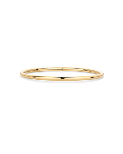 Gold Plated Bangle Bracelet - Classic & Lightweight