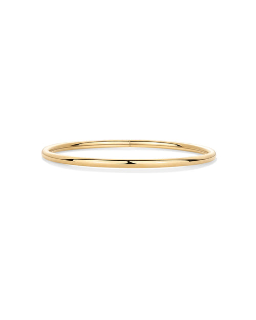 Gold Plated Bangle Bracelet - Classic & Lightweight