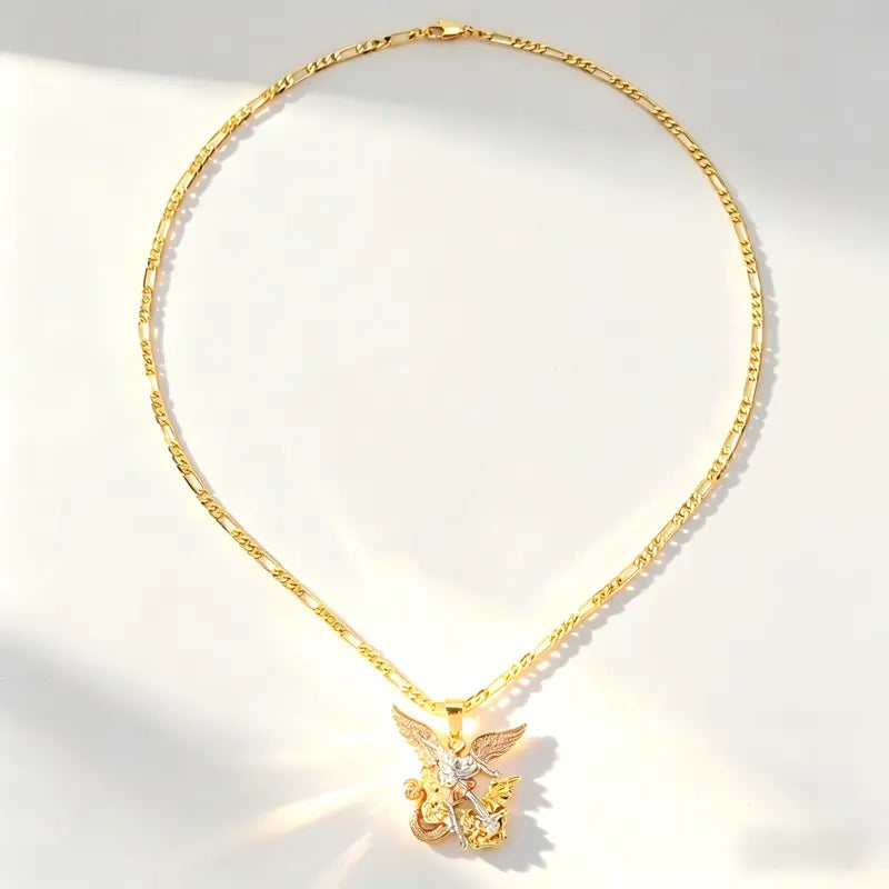 Vintage Saint Michael Necklace
