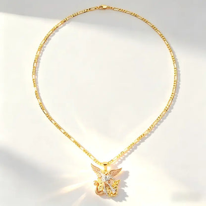 Vintage Saint Michael Necklace