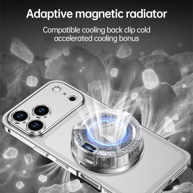 Aluminum Alloy Cooling Frame Heat Dissipation Case for iPhone 18 Series