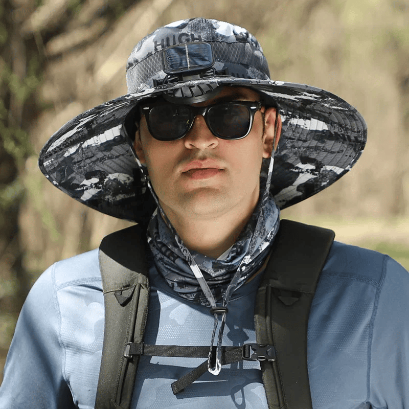 ☀️ SUMMER SALE☀️ Solar-Powered Cooling Hat with USB Fan – Stay Cool Anywhere!  🌊 Perfect for Fishing, Hiking, Golf & Outdoor Adventures!