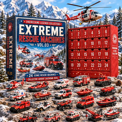 🚒 Extreme Rescue Machines Advent Calendar 🎄 24 Days of Epic Rescue Surprises