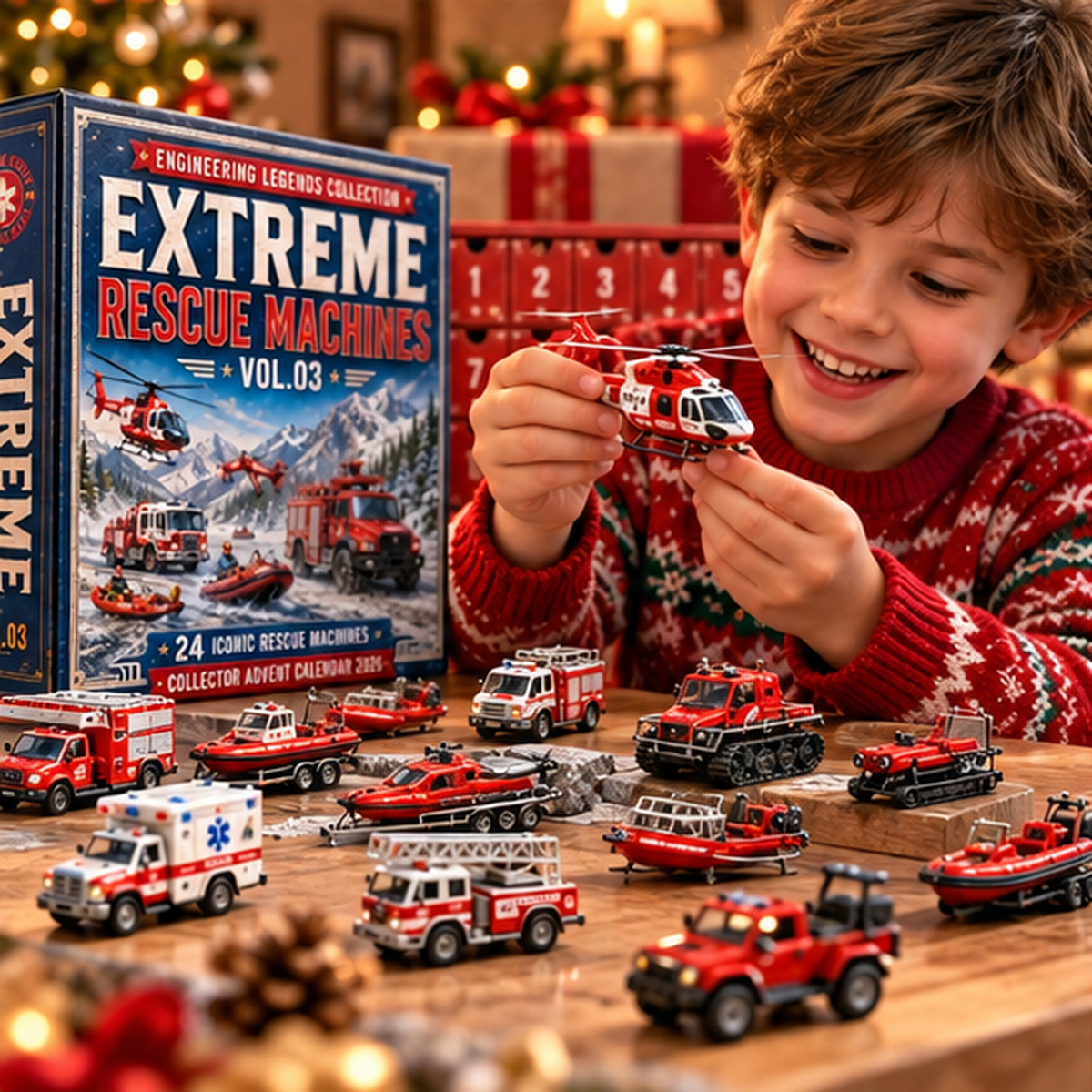 🚒 Extreme Rescue Machines Advent Calendar 🎄 24 Days of Epic Rescue Surprises