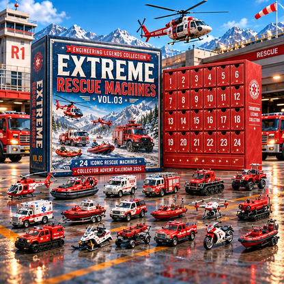🚒 Extreme Rescue Machines Advent Calendar 🎄 24 Days of Epic Rescue Surprises