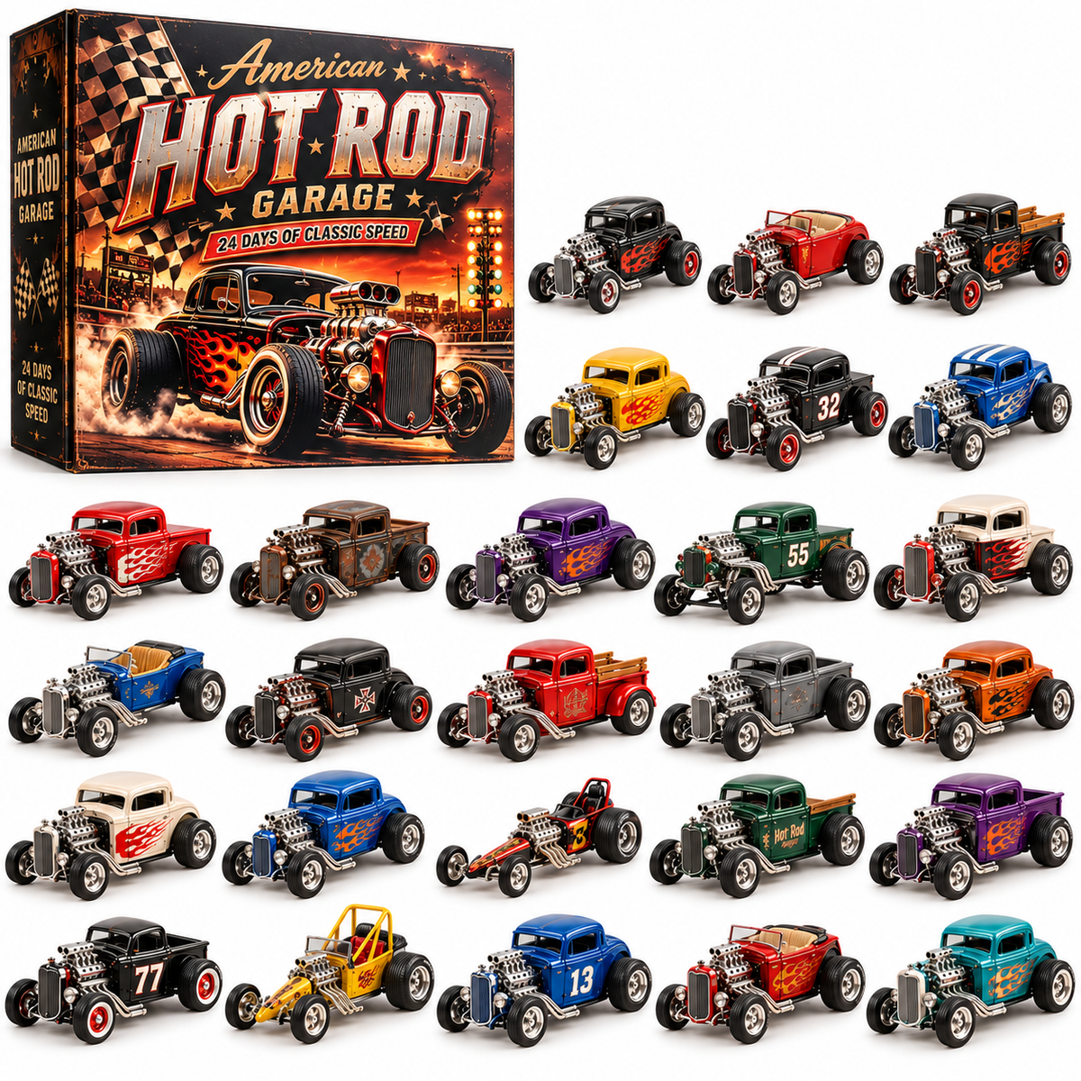 🏁24 Days of Hot Rod Legends – A Classic American Car Collector's Dream