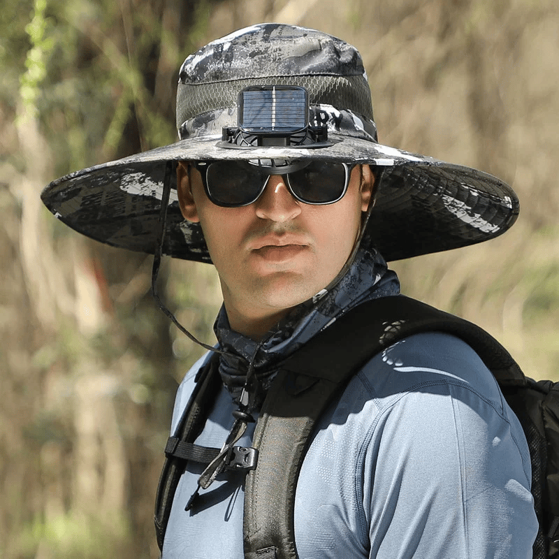 ☀️ SUMMER SALE☀️ Solar-Powered Cooling Hat with USB Fan – Stay Cool Anywhere!  🌊 Perfect for Fishing, Hiking, Golf & Outdoor Adventures!