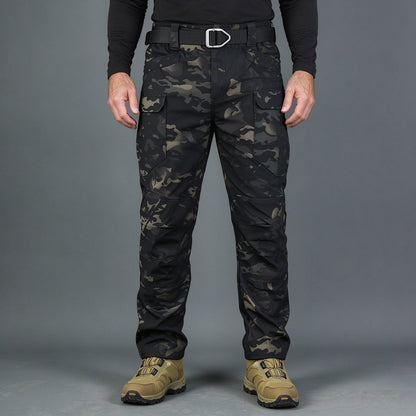Men's Winter Fleece-Lined Tactical Cargo Pants