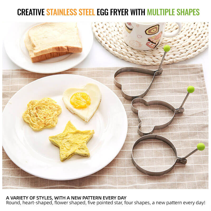 🔥Last Day Sale 49%🔥Stainless Steel Fried Egg Molds