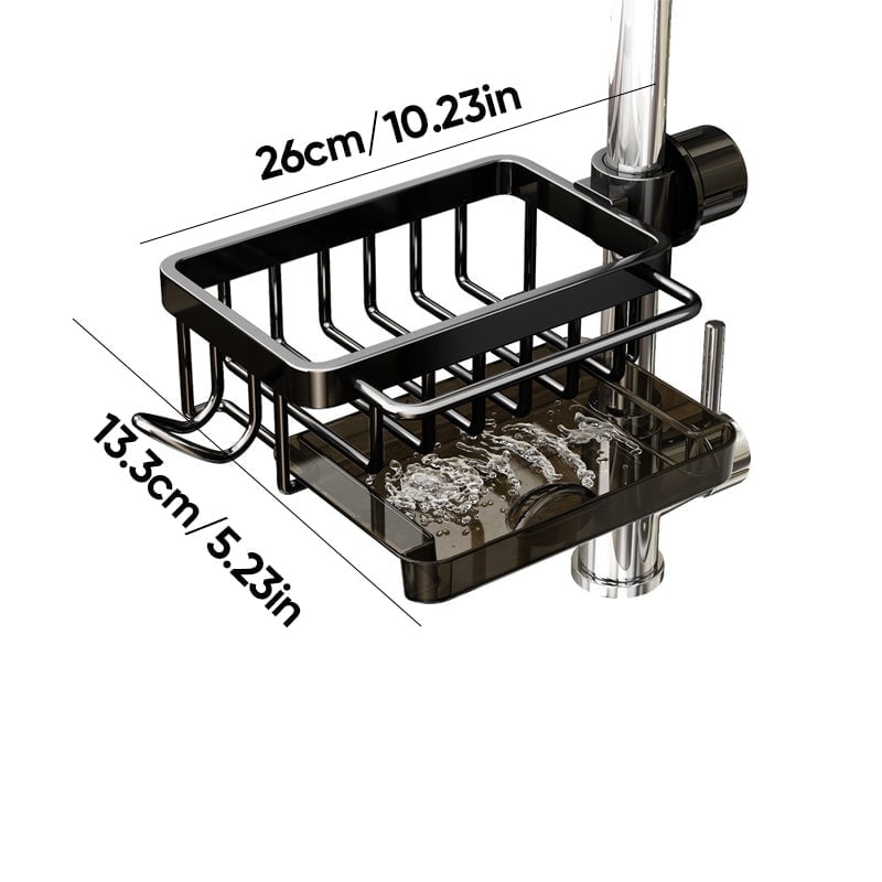 Faucet Drainer Basket – No-Drill Sink Organizer - Style 1