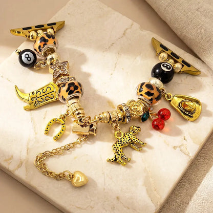Boho Charm Apple Watch Band – Elegant Bracelet Style Strap