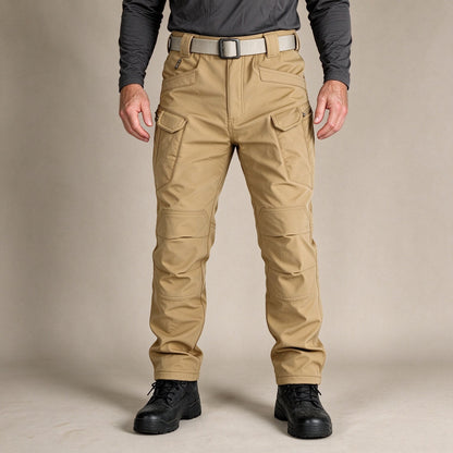Men's Winter Fleece-Lined Tactical Cargo Pants