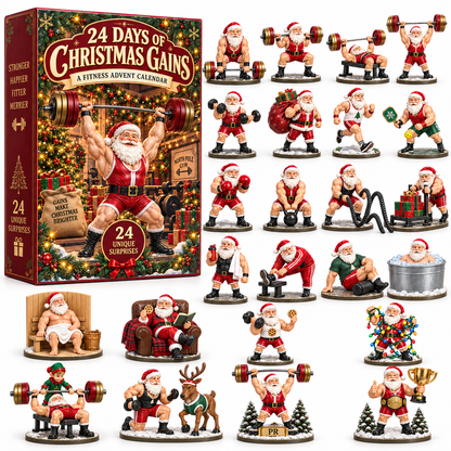 🏋️ North Pole Fitness Club – 24-Day Santa Advent Calendar