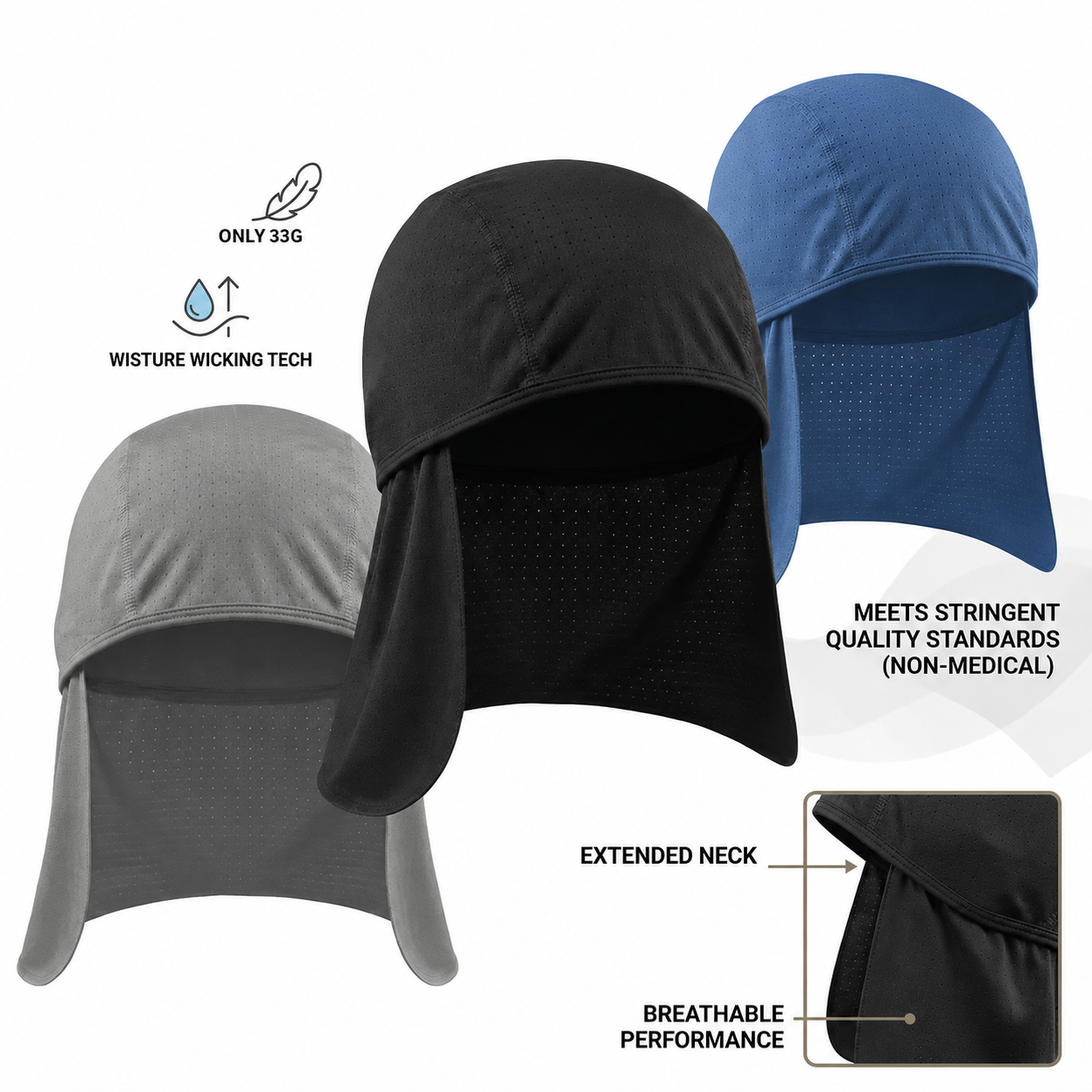 Cooling Skull Cap Elastic Hard Hat