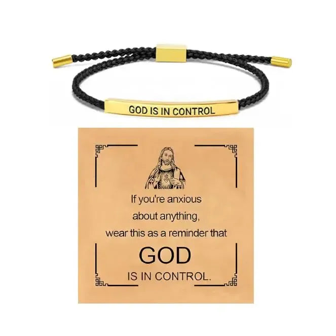 💖✨ Inspire Bracelet “God is in control”🎁
