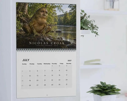 😂 2027 Nic Cage Cryptid Calendar – 12 Months of Legendary Weirdness!