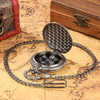 Dragon Crest Pocket Watch Dice Set