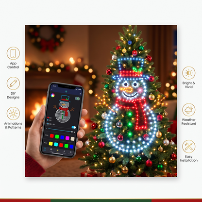 🎄 Smart Christmas Tree Lights ✨ 100+ Effects, DIY Animations & Music Sync