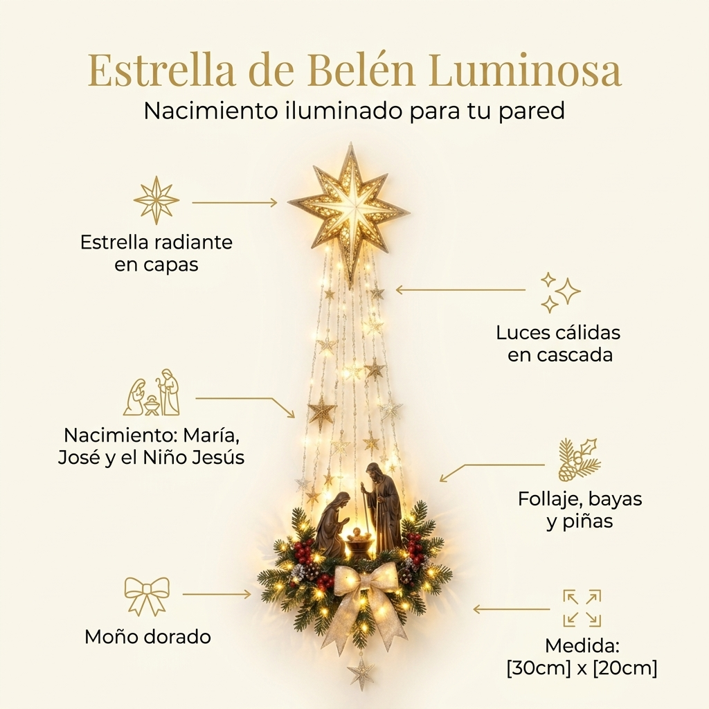 ✨ Star of Bethlehem Christmas Light 🎄