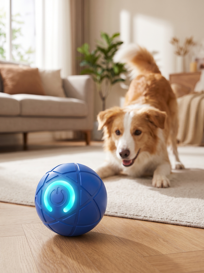 🐶 Automatic Moving Dog Ball – Keeps Dogs Chasing & Playing
