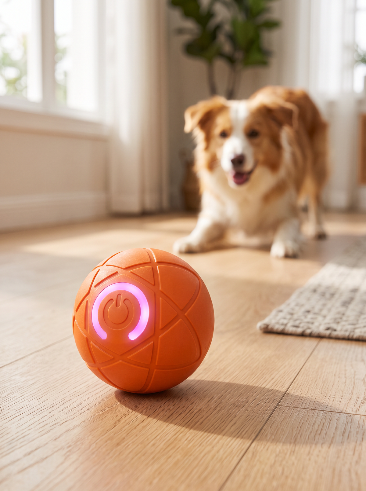 🐶 Automatic Moving Dog Ball – Keeps Dogs Chasing & Playing