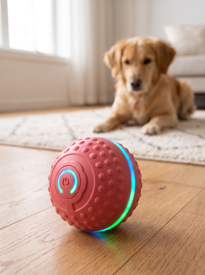 🐶 Automatic Moving Dog Ball – Keeps Dogs Chasing & Playing