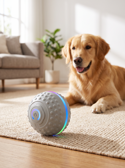 🐶 Automatic Moving Dog Ball – Keeps Dogs Chasing & Playing