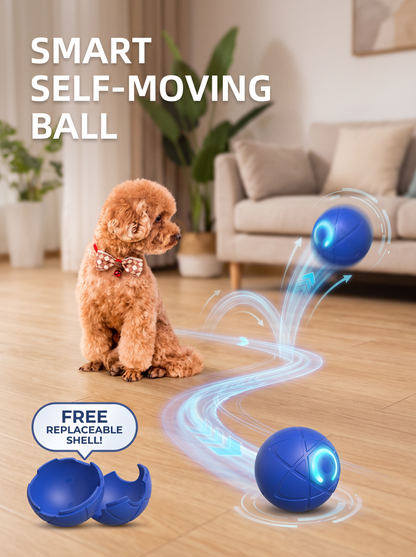 🐶 Automatic Moving Dog Ball – Keeps Dogs Chasing & Playing