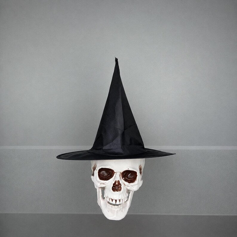 Gothic Floating Skull Witch Hat
