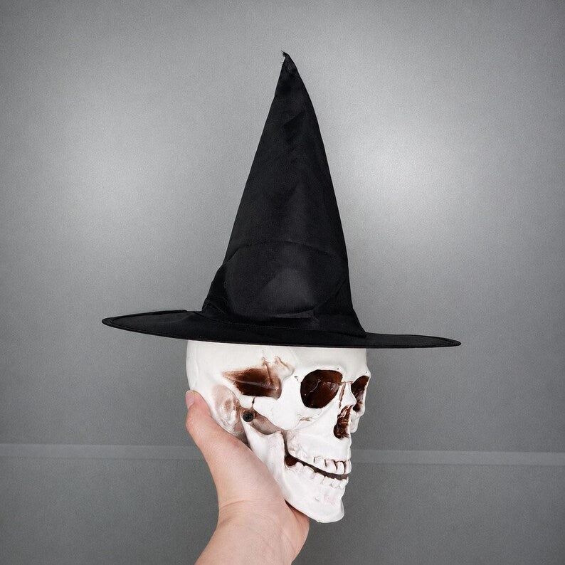 Gothic Floating Skull Witch Hat