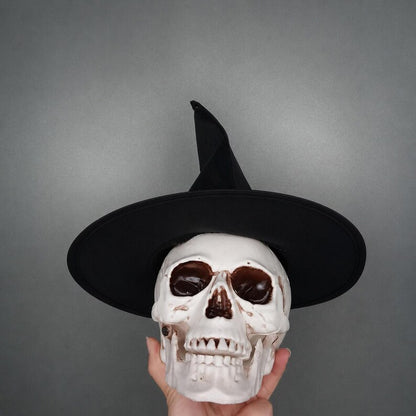 Gothic Floating Skull Witch Hat