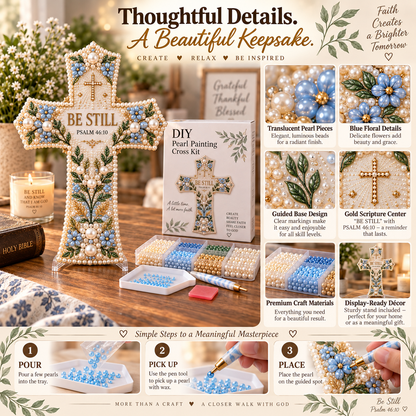 🎄 ✨ Last Day 49% OFF ✝️ Scripture Cross DIY Kit Collection