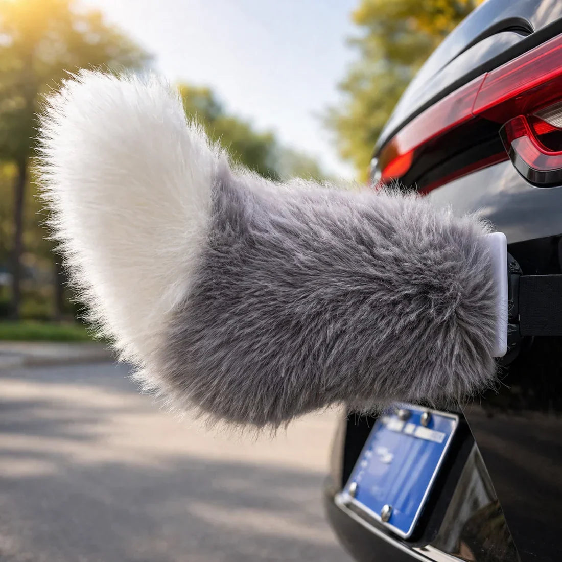 🦊 Fluffy Fox Tail Car Decor | Cute Auto Accessory