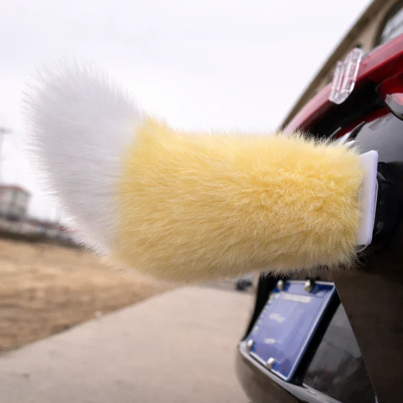 🦊 Fluffy Fox Tail Car Decor | Cute Auto Accessory